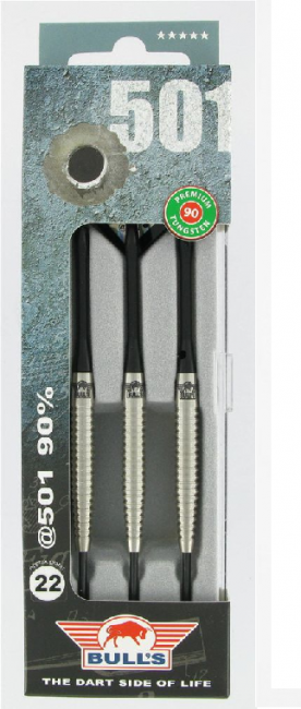 Bull's @501 AT1 90% Tungsten 21g Steel Tip Darts