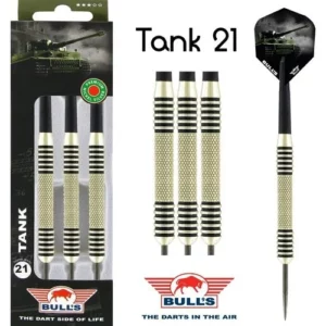 Bull's Tank Nickel Silver 21g Steel Tip Darts