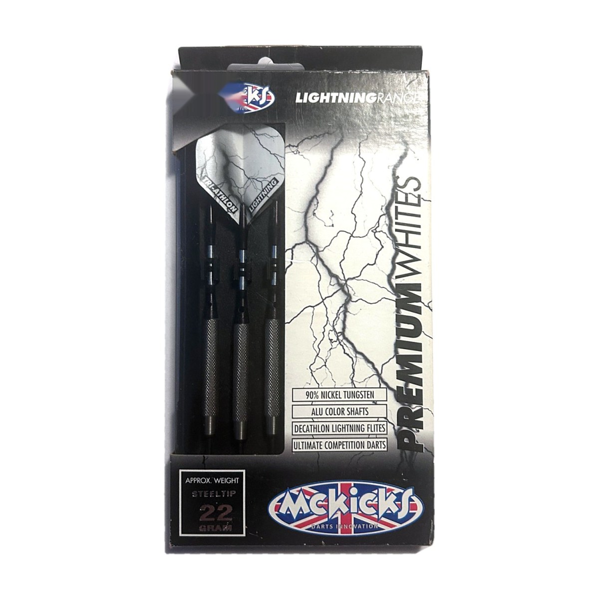 McKicks Lightning Premium Whites 90% Steeltip 22 gram