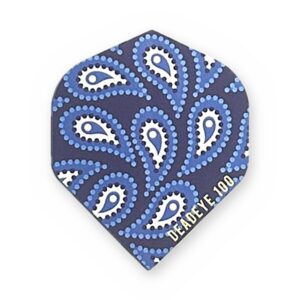Deadeye 100 Flights – Paisley Blauw