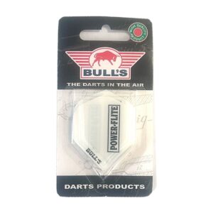Bull's Powerflite Flights Std – Transparant Wit