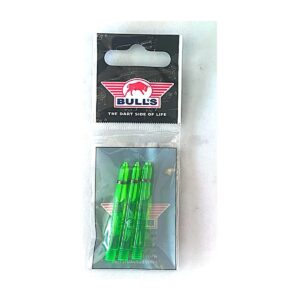 Bull's Nylon Glowlite Shafts – Groen – Short