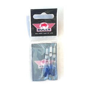 Bull's Nylon Shafts – Clear/Blauw – Short