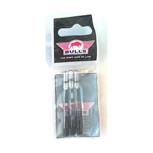Bull's Nylon Shafts – Clear/Zwart – Medium