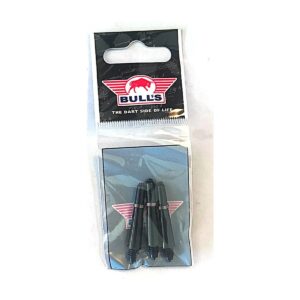 Bull's Nylon Shafts – Zwart – Extra Short