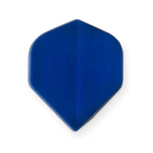 Effen blauwe dart flights, standaard vorm