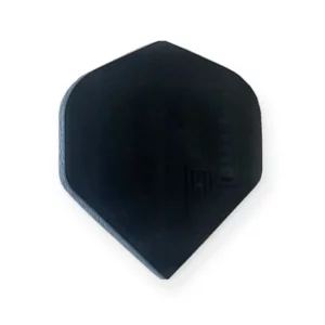 Effen zwarte dart flights, standaard vorm