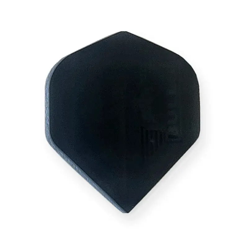 Effen zwarte dart flights, standaard vorm