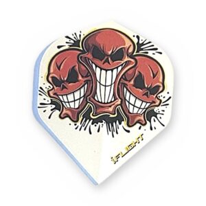 McKicks i-Flight Painted Skulls dart flights