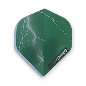 McKicks Metallic Lightning Flight - Green dart flights