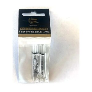 Target Pro Grip Shafts – Clear – Medium 48 mm