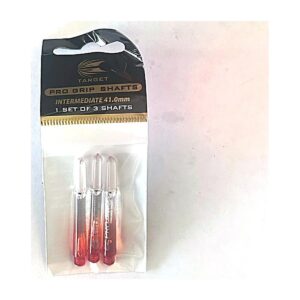 Target Pro Grip Shafts – Clear/Rood – Intermediate 41 mm