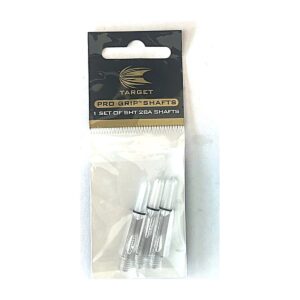 Target Pro Grip Shafts – Clear – Short 34 mm