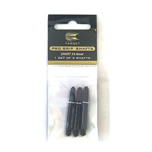Target Pro Grip Shafts – Zwart – Short 34 mm