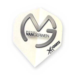 XQ Max Michael van Gerwen Flights – Wit dart flights